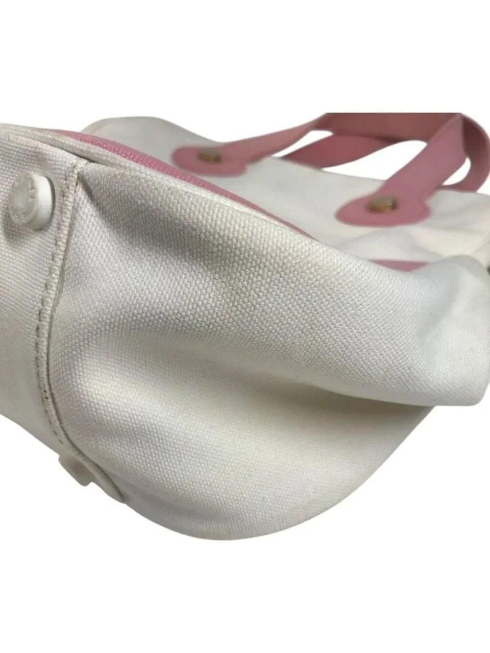 Chanel Handbag CC Logo Marshmallow Canvas Pink